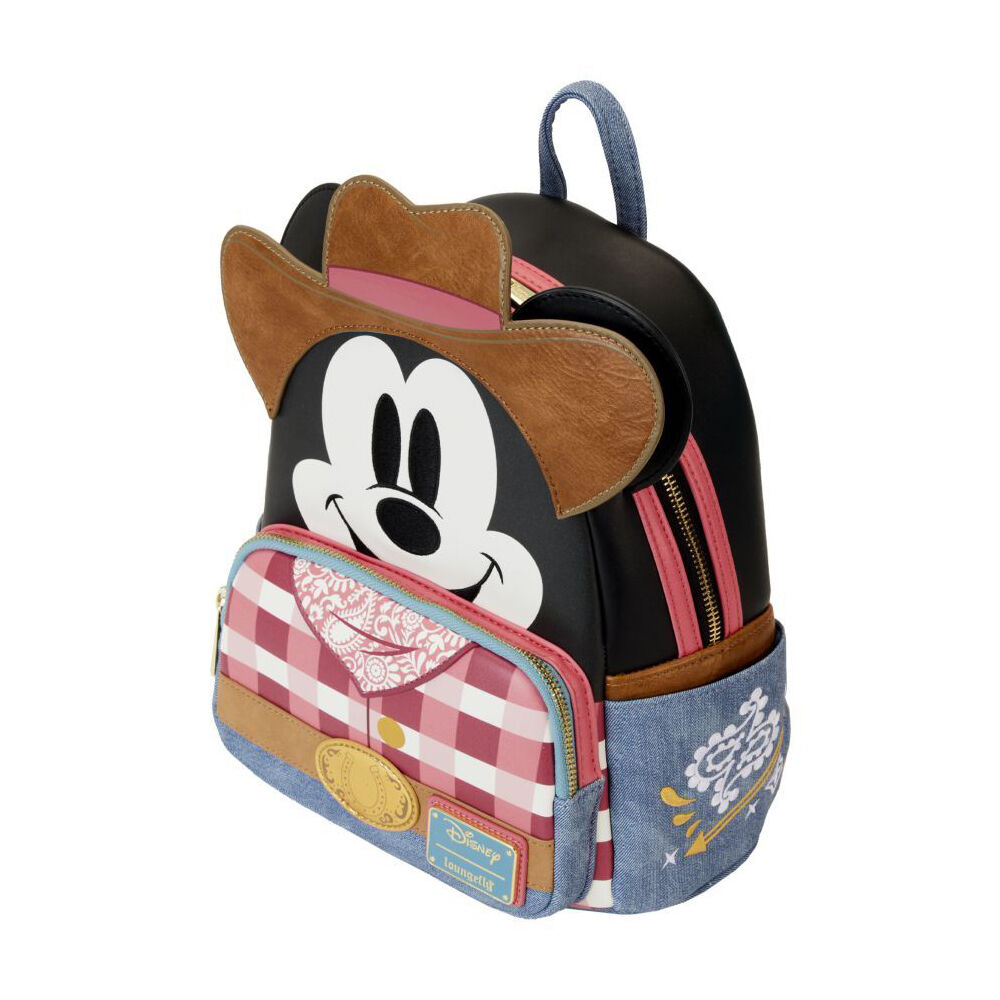 Disney Western Mickey Cosplay Mini Backpack Unisex Bag