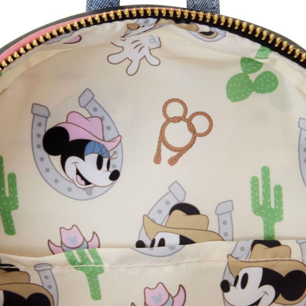 Disney Western Mickey Cosplay Mini Backpack Unisex Bag