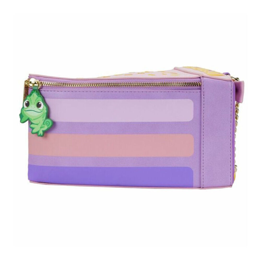 Tangled Cake Womens Crossbody/Sling Bag Purple 9.5x6in