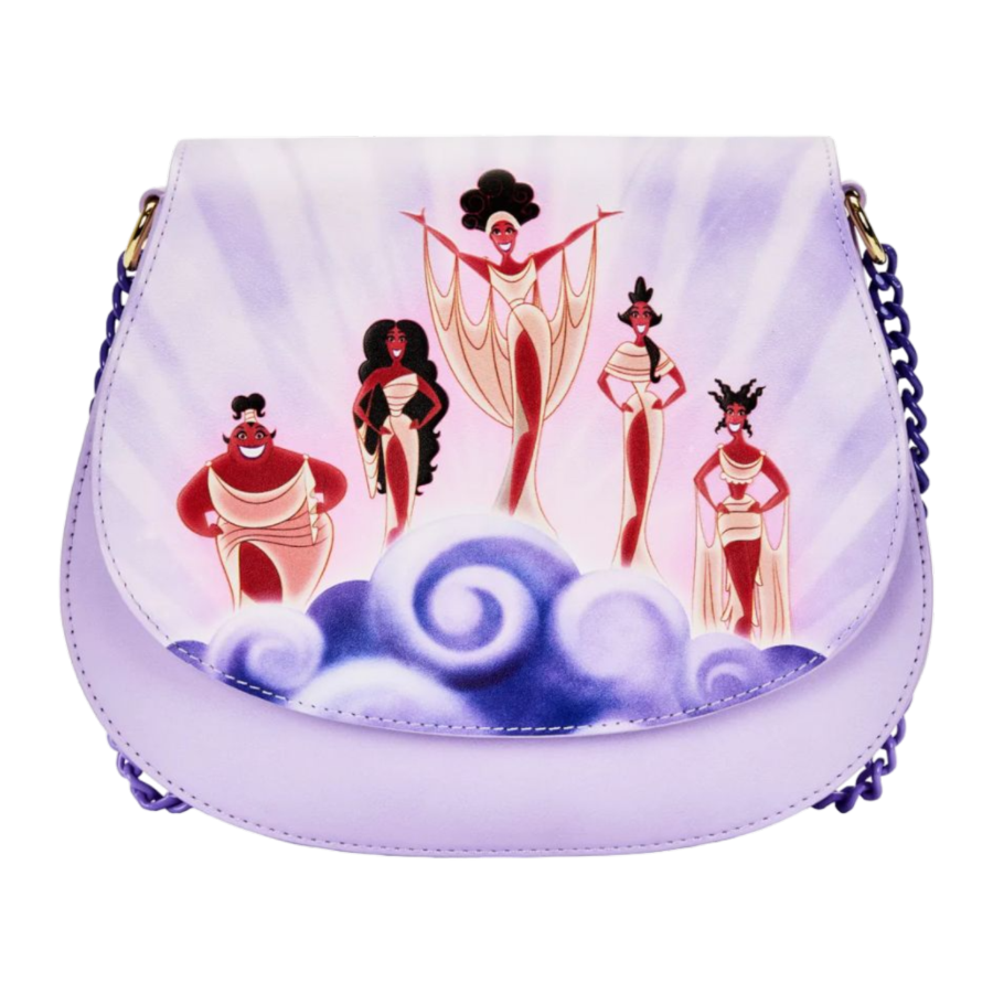 Hercules 1997 Muses Clouds Crossbody Kids Bag/Slingbag