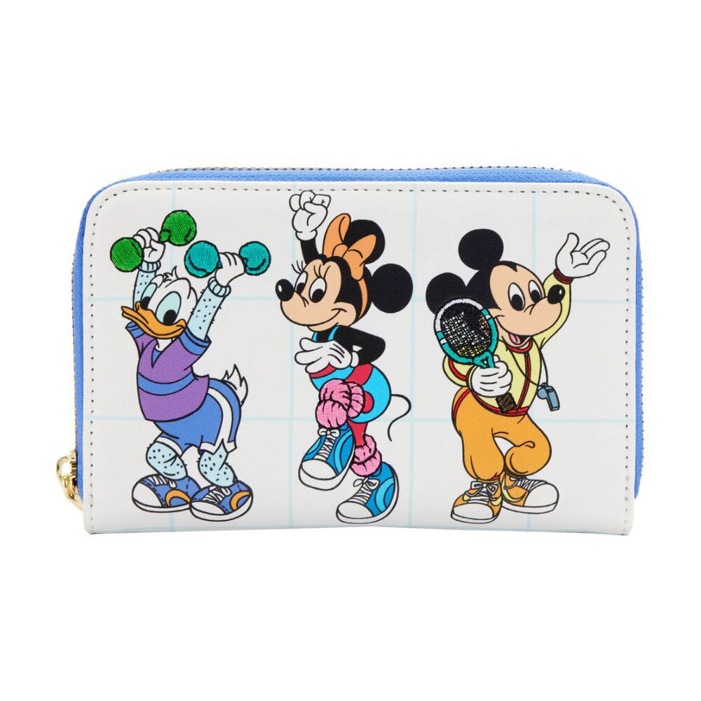 Disney Mousercise Women's Zip Around Purse Wallet 15.24cm