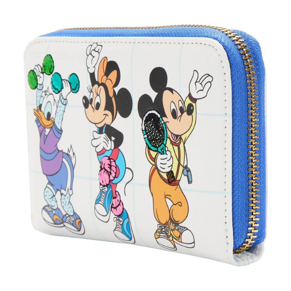 Disney Mousercise Women's Zip Around Purse Wallet 15.24cm