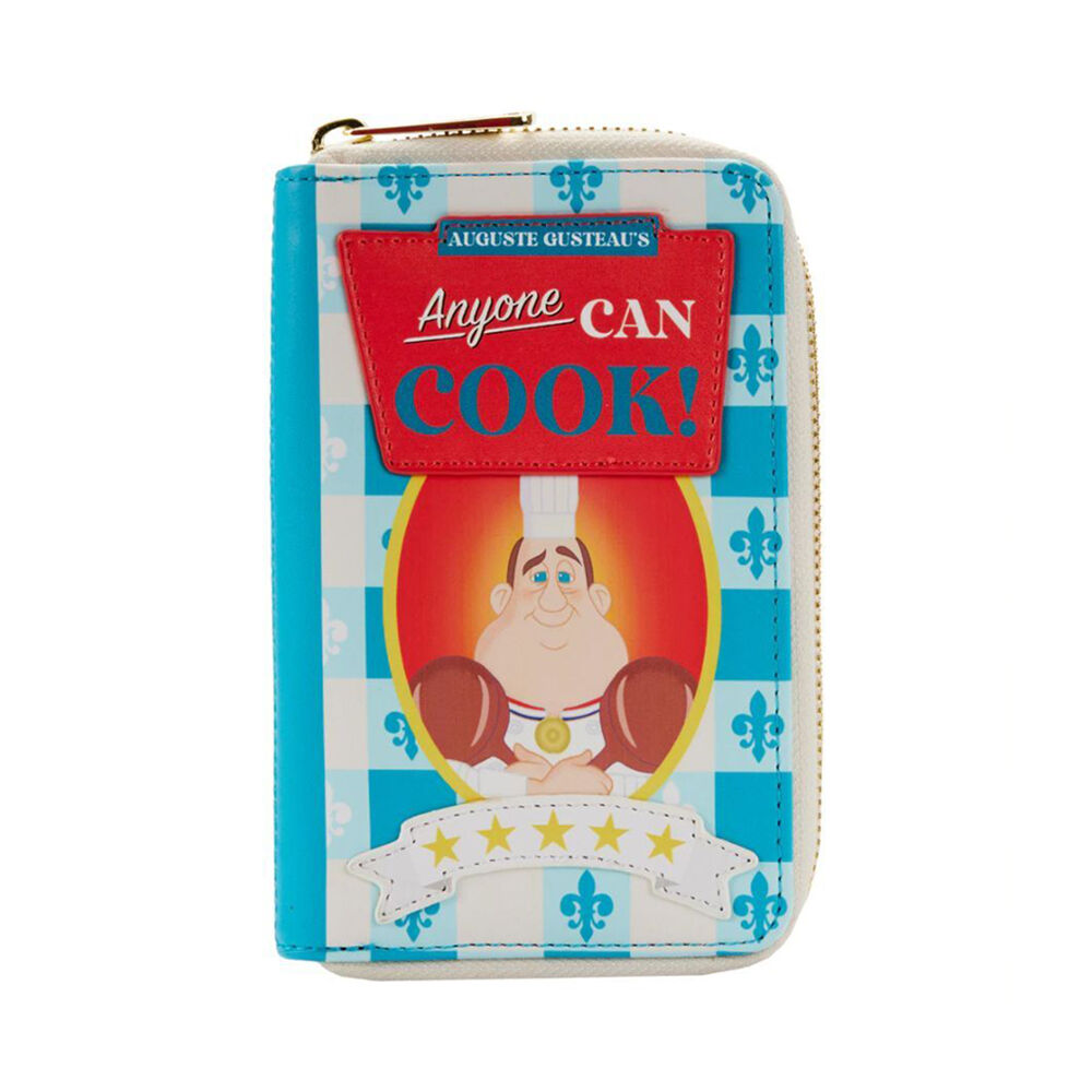 Ratatouille Cook Book 15th Anniv Zip Around Purse 6x4in