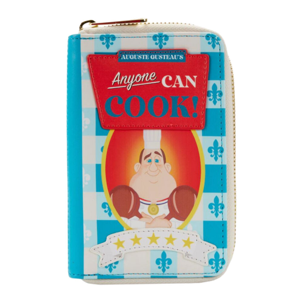 Ratatouille Cook Book 15th Anniv Zip Around Purse 6x4in