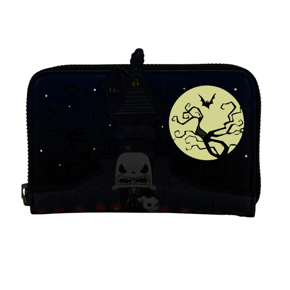 The Nightmare Before Christmas Jack Skellington Zip Purse 4in