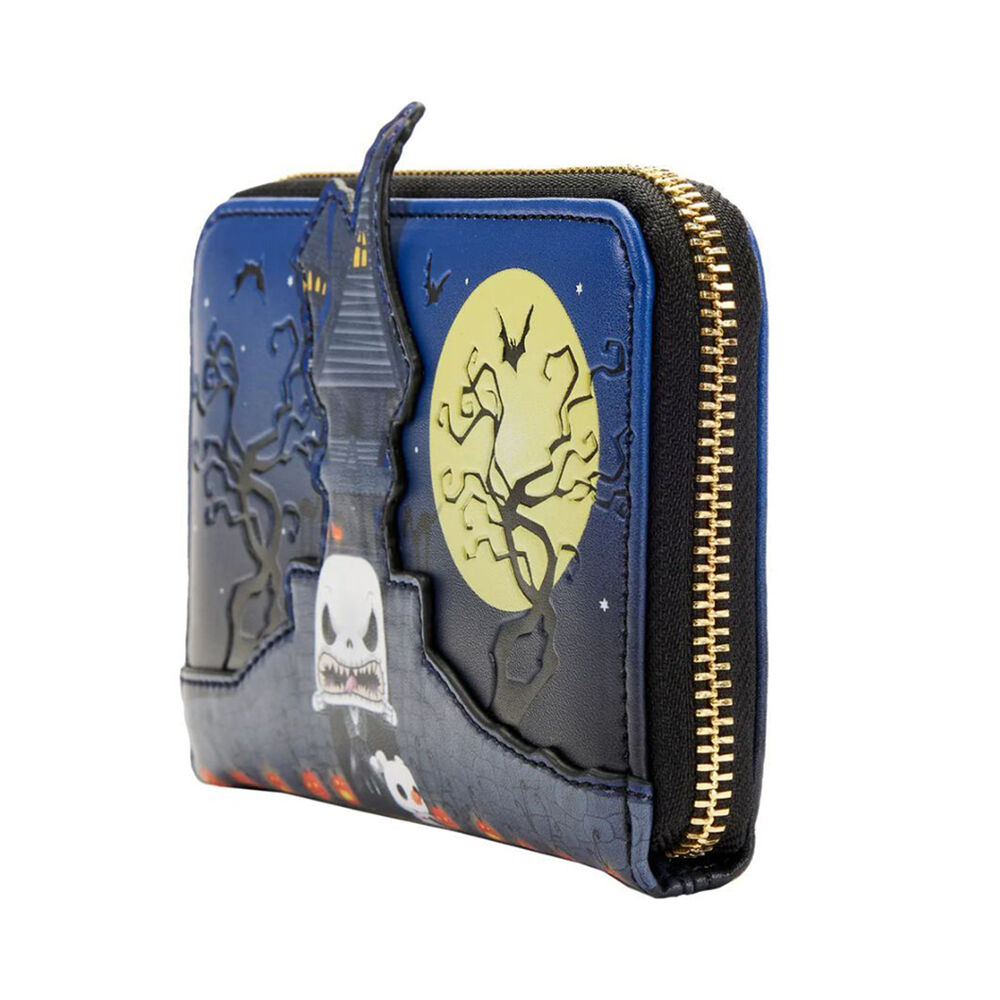 The Nightmare Before Christmas Jack Skellington Zip Purse 4in
