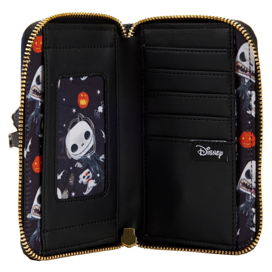 The Nightmare Before Christmas Jack Skellington Zip Purse 4in