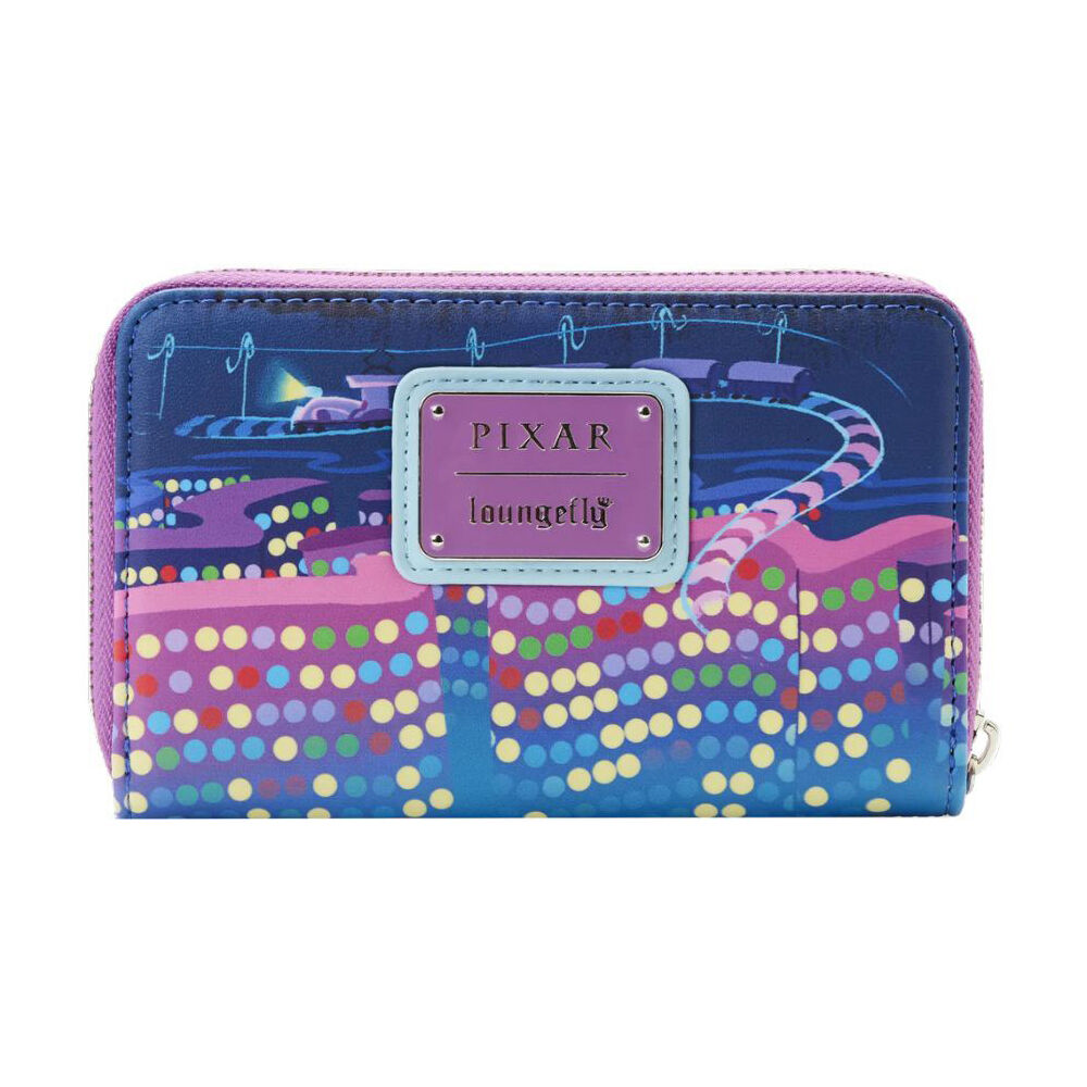 Inside Out Control Panel Zip Around Coin Purse Wallet 12.7cm