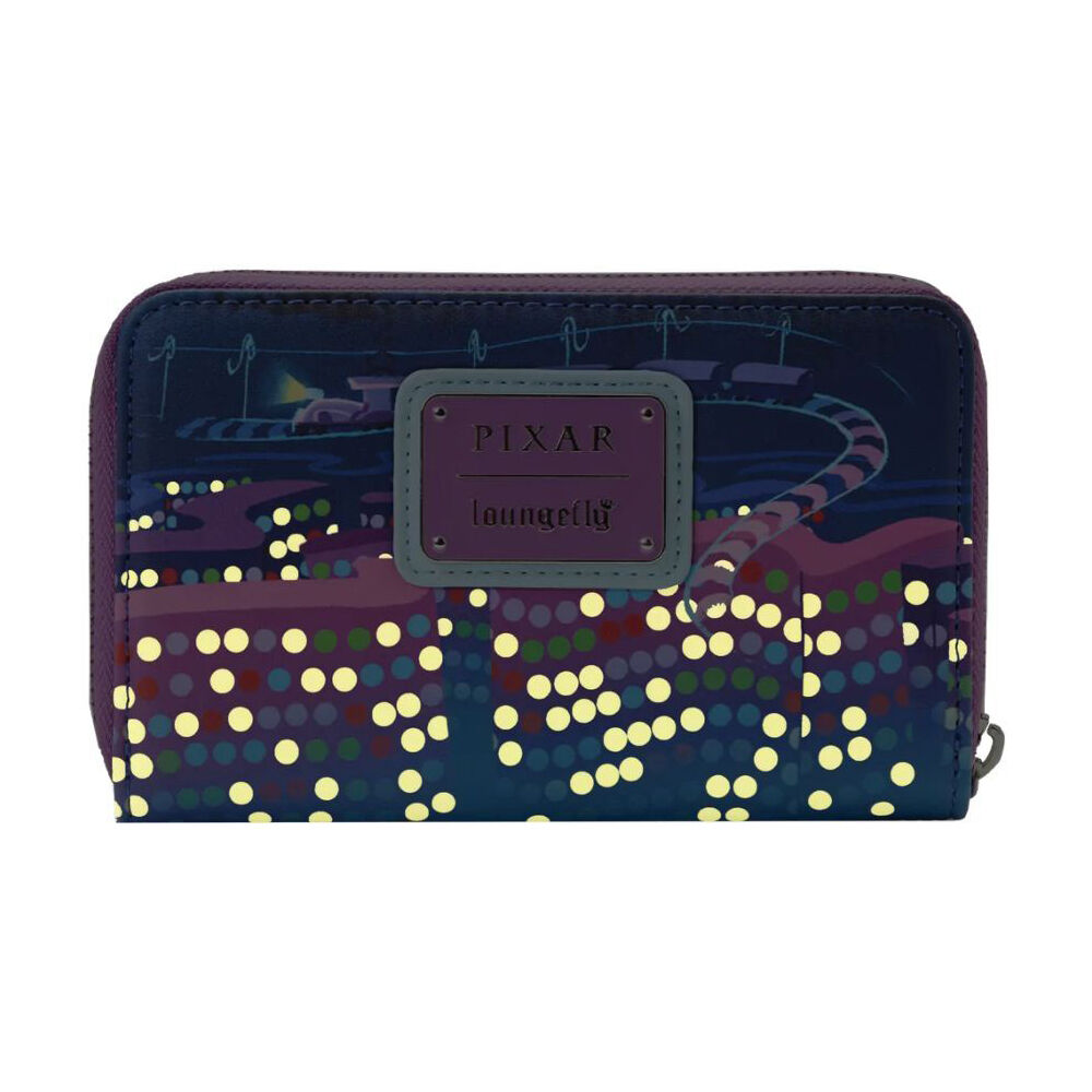 Inside Out Control Panel Zip Around Coin Purse Wallet 12.7cm
