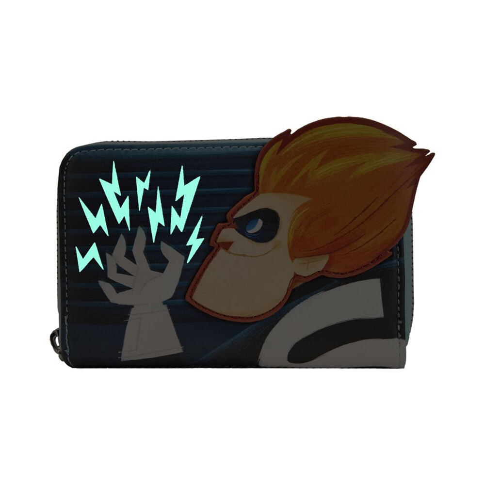 The Incredibles Syndrome Glow Zip Around Wallet Coin Purse