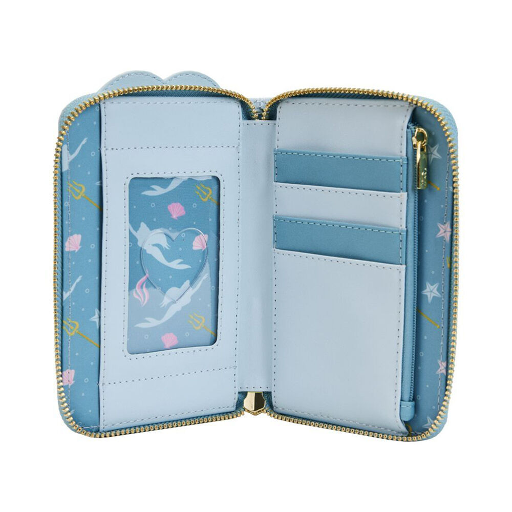 The Little Mermaid 1989 Wedding Cake Zip Purse 4in