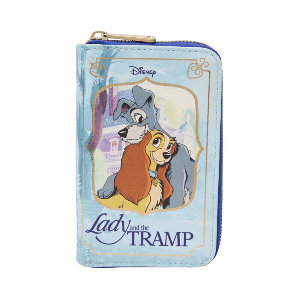 Lady and the Tramp Book Zip Around Purse Wallet 22.86cm