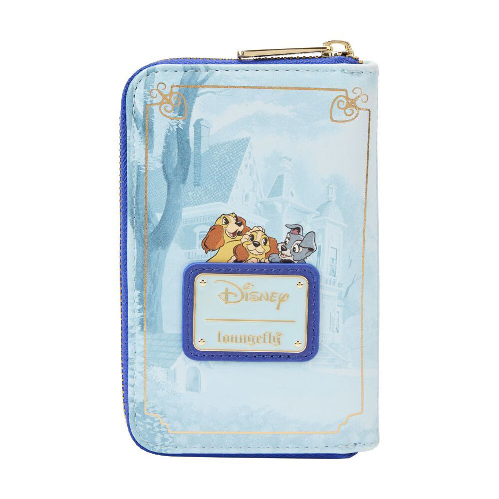Lady and the Tramp Book Zip Around Purse Wallet 22.86cm