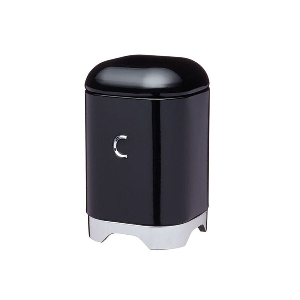 Kitchen Craft Lovello Carbon Steel Airtight Coffee Tin - Black
