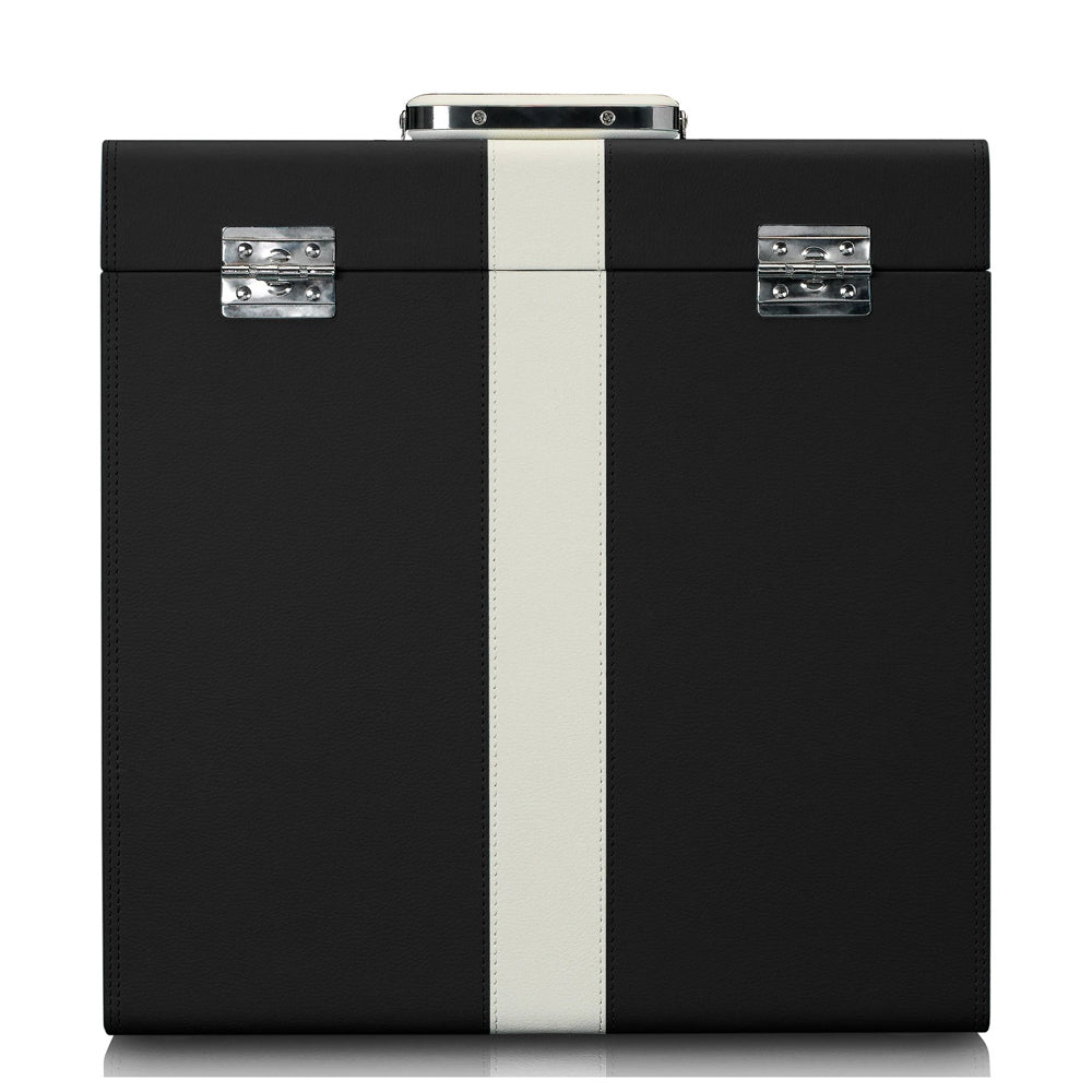 Silcron Vintage Record Carrying Safe Storage Case Black