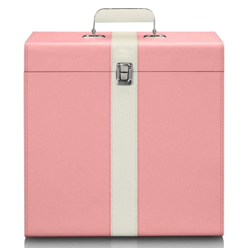 Silcron LP-30 Vintage Vinyl Record Storage Case To Fit 12'' Record - Pink