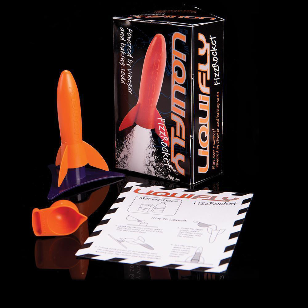 3PK Liquifly FizzRocket Bicarb Power Rocket Flies Over 5 Meters - Asstd