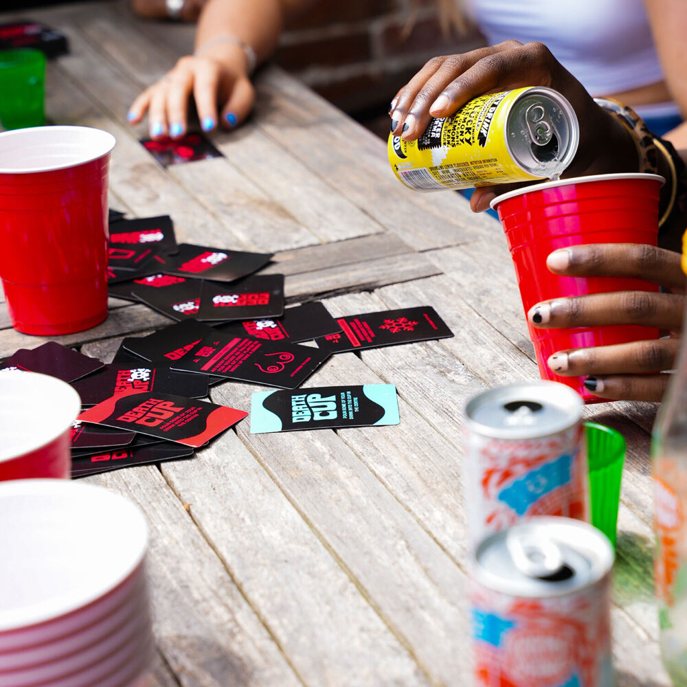 52pc Let's Replay Death Cup Drinking Card Party Game 18y+