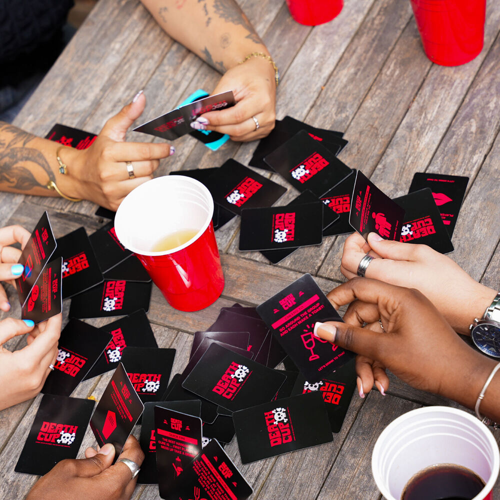 52pc Let's Replay Death Cup Drinking Card Party Game 18y+