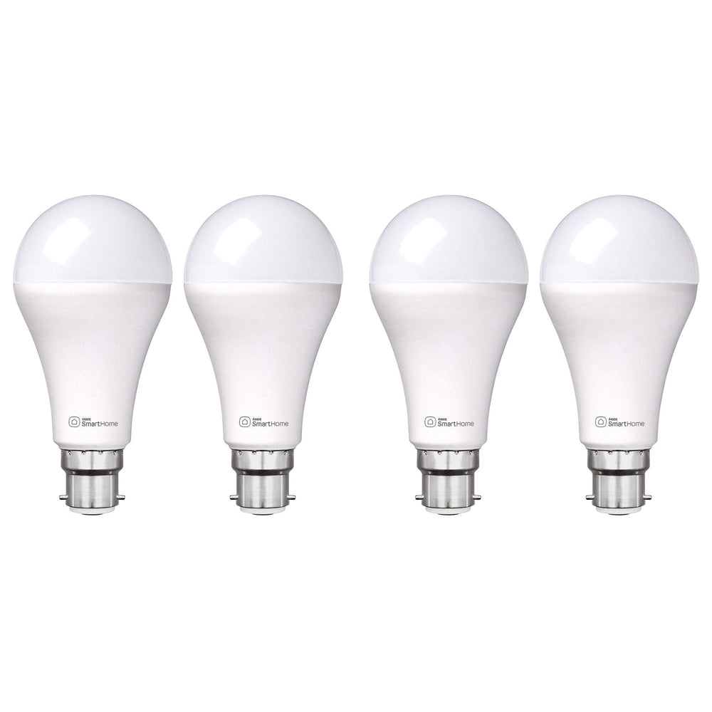 4PK Laser 10W B22 Smart White LED Bulb
