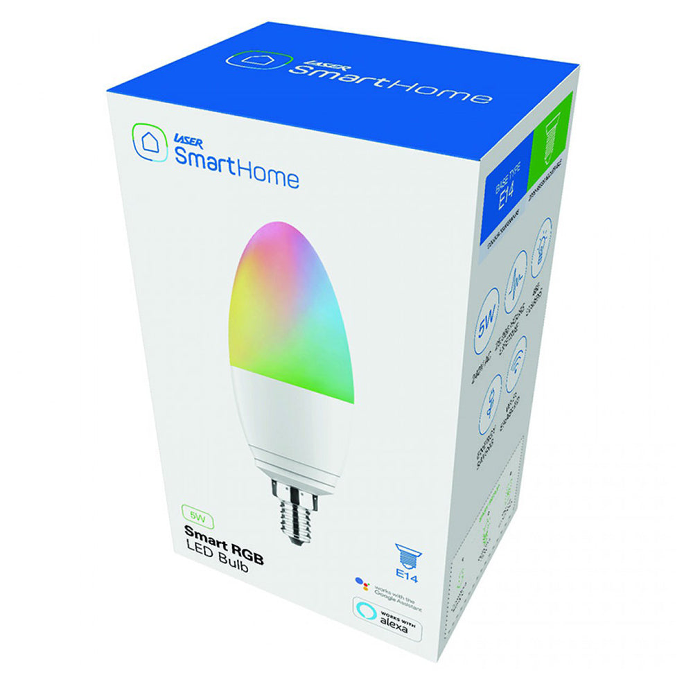 Laser 5W E14 Smart RGB LED Bulb