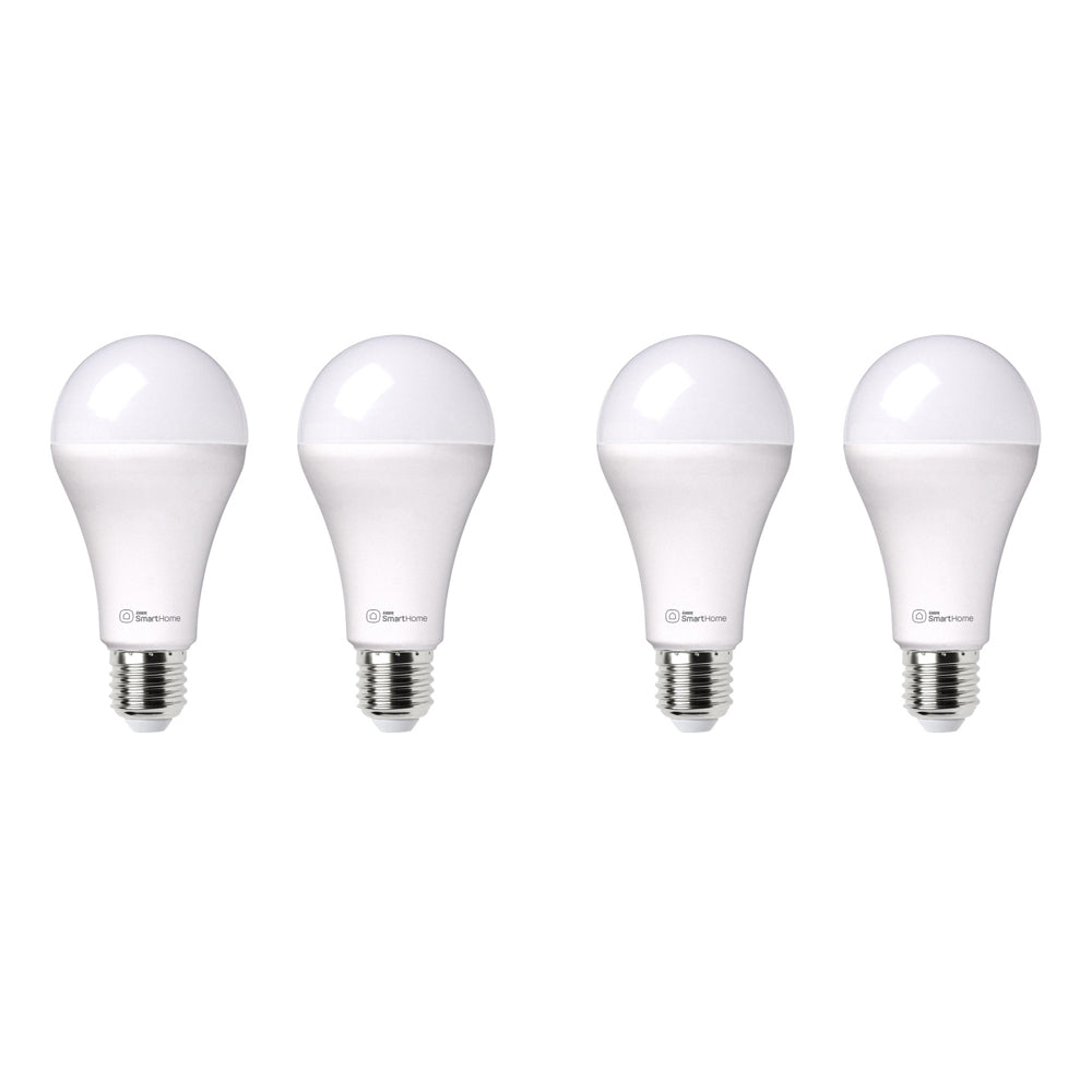 4PK Laser 10W E27 Smart White LED Bulb