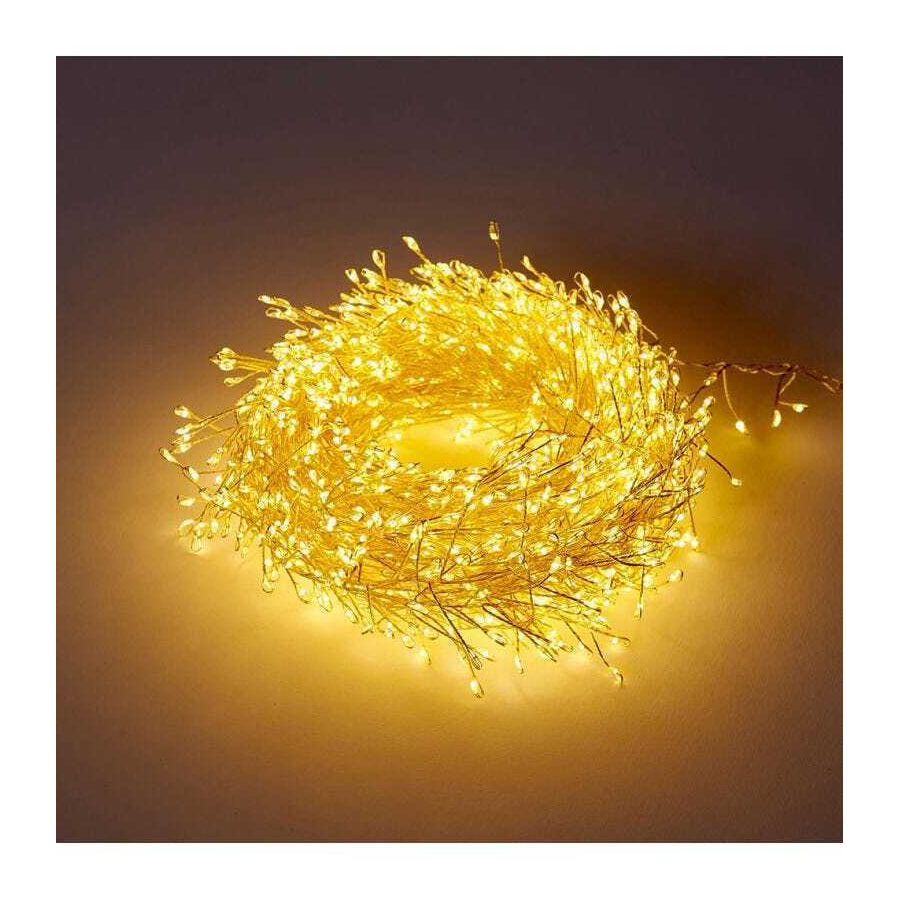 E Style Luminous Firecracker 20m String Light - Gold
