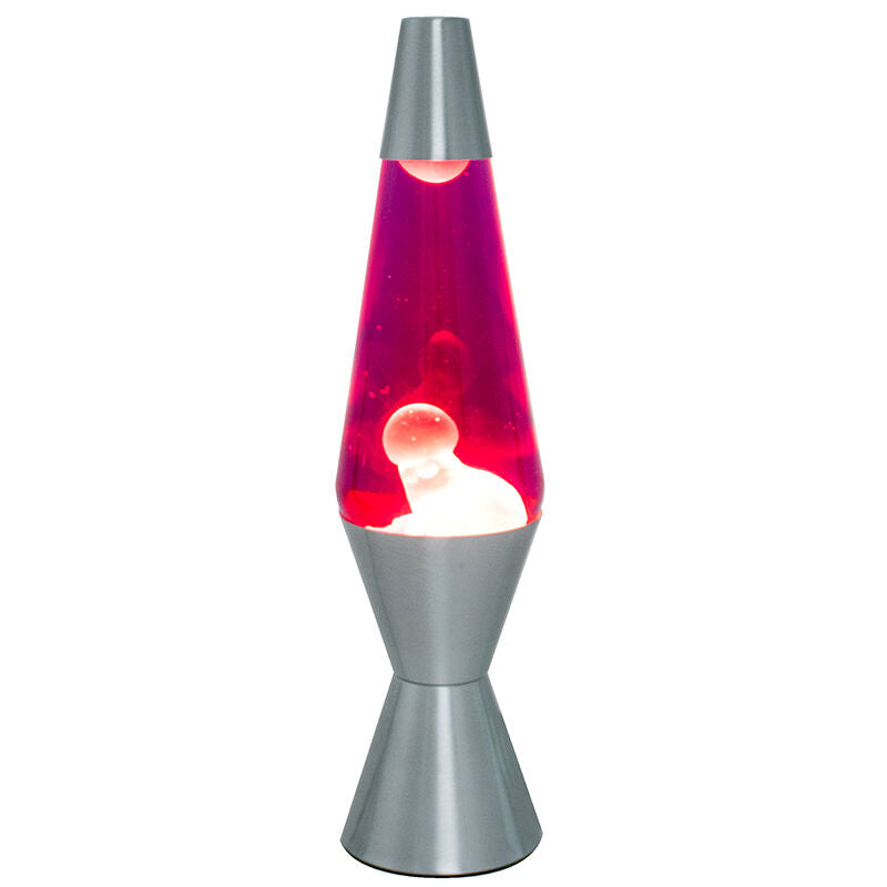 Purple-Pink/White Wax Liquid Lava Lamp Retro Light 37cm