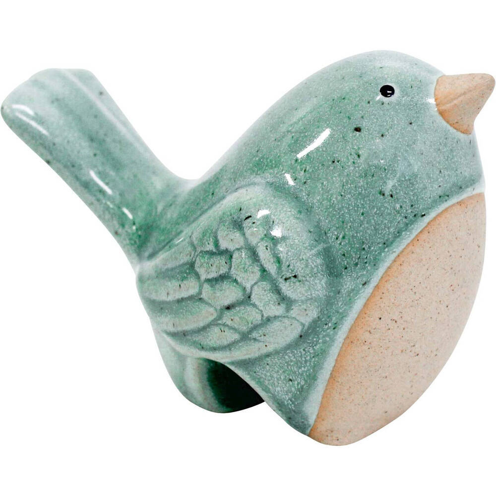 6PK LVD Birdpot Home/Lounge Decor 8.9x6.5cm - Sitter Sage