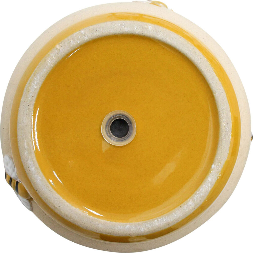 LVD Ceramic Planter Honey Pot Bees Home/Garden Decor 15x12cm