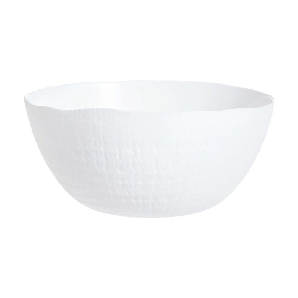2x 2pc Luminarc Ammonite Serving Bowl 23x10.5cm Serveware Opal Glass White