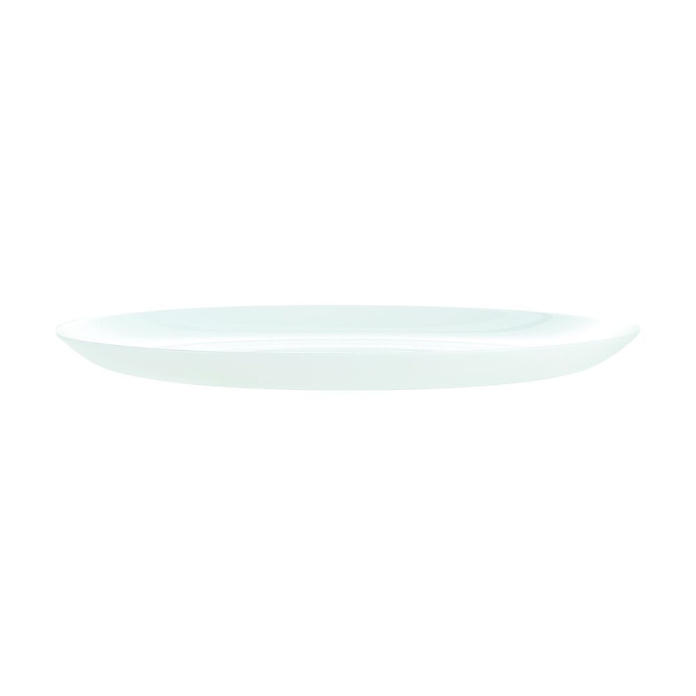 2x 6pc Luminarc Diwali Dinner Plate 25x25x1.7cm Serveware Opal Glass White