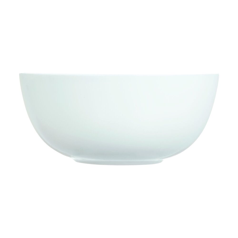 2x 2pc Luminarc Diwali Serving Bowl 21x21x9.3cm Serveware Opal Glass White