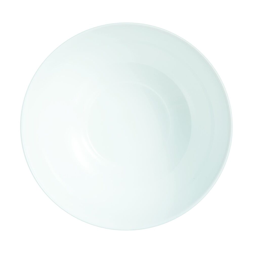 2x 2pc Luminarc Diwali Serving Bowl 21x21x9.3cm Serveware Opal Glass White