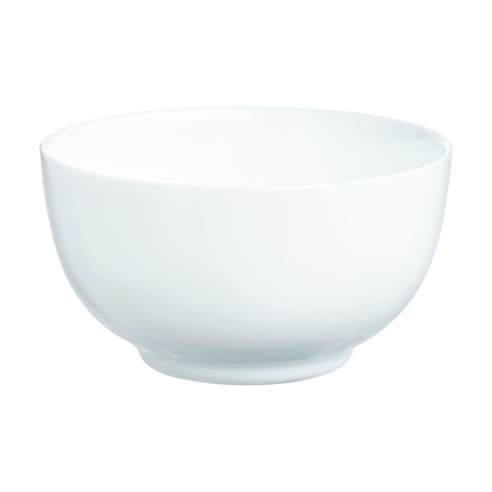 2x 4pc Luminarc Diwali Cereal Bowl 14.x14x8cm Serveware Opal Glass White