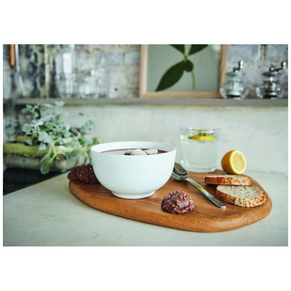 2x 4pc Luminarc Diwali Cereal Bowl 14.x14x8cm Serveware Opal Glass White