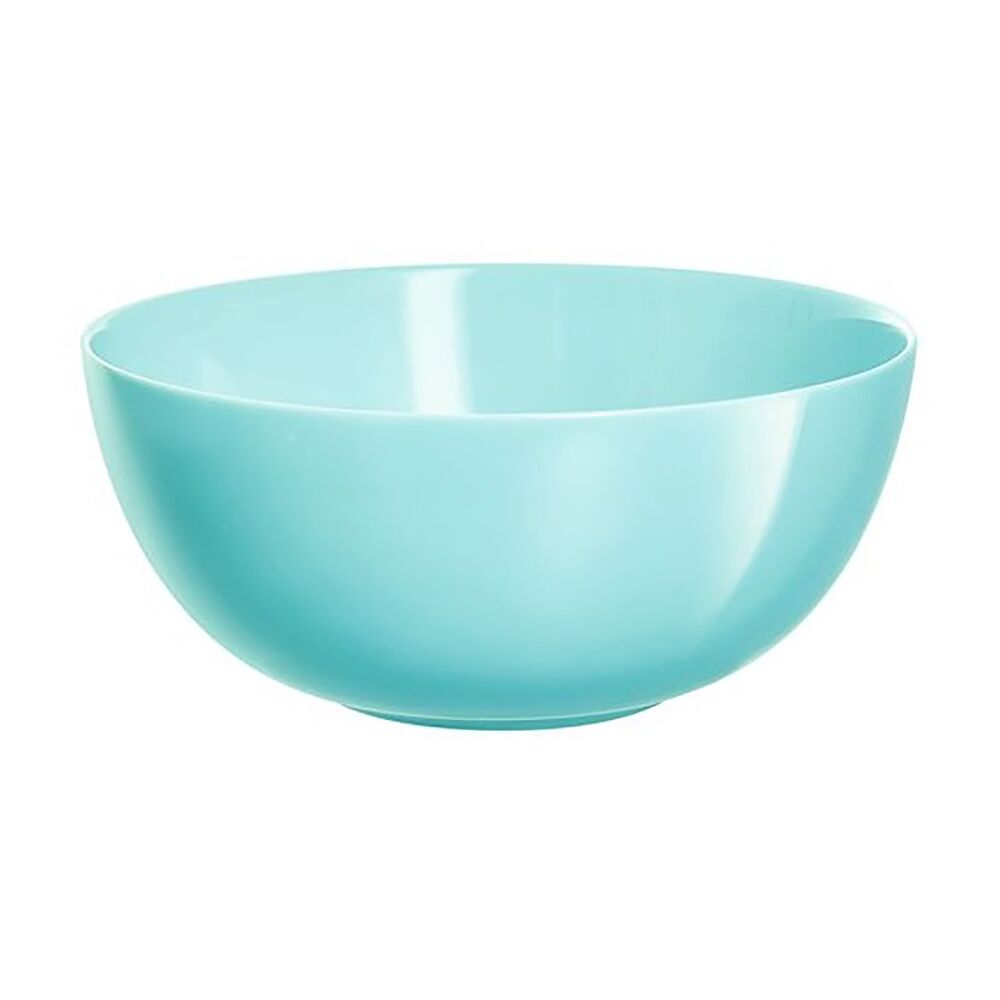 2x 2pc Luminarc Diwali Salad Bowl 21x9.3cm Serveware Opal Glass Turquoise