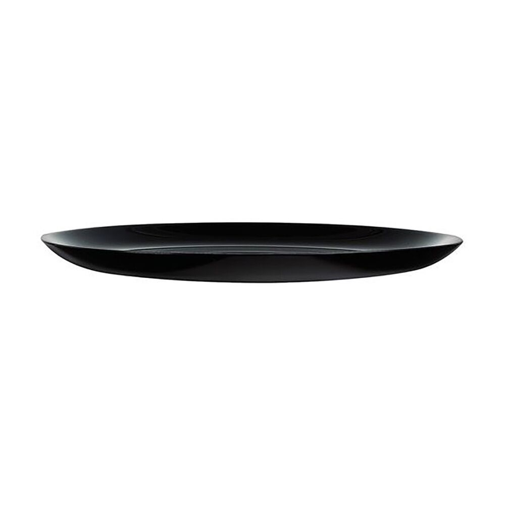 2x 6pc Luminarc Diwali Dinner Plate 25x2cm Serveware Opal Glass Black