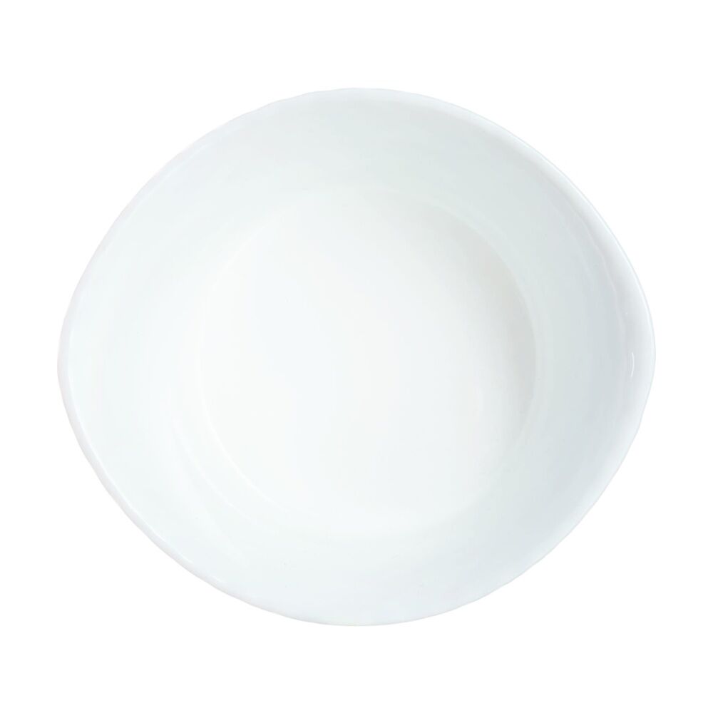 2x 6pc Luminarc Smart Wavy Baking Ramekins 12x5cm Bakeware Opal Glass White