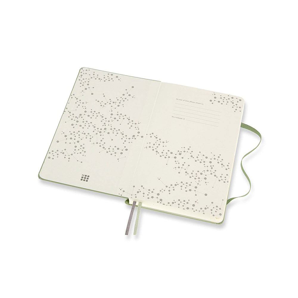 Moleskine Passion Hardcover Wellness Journal Notebook Green Large
