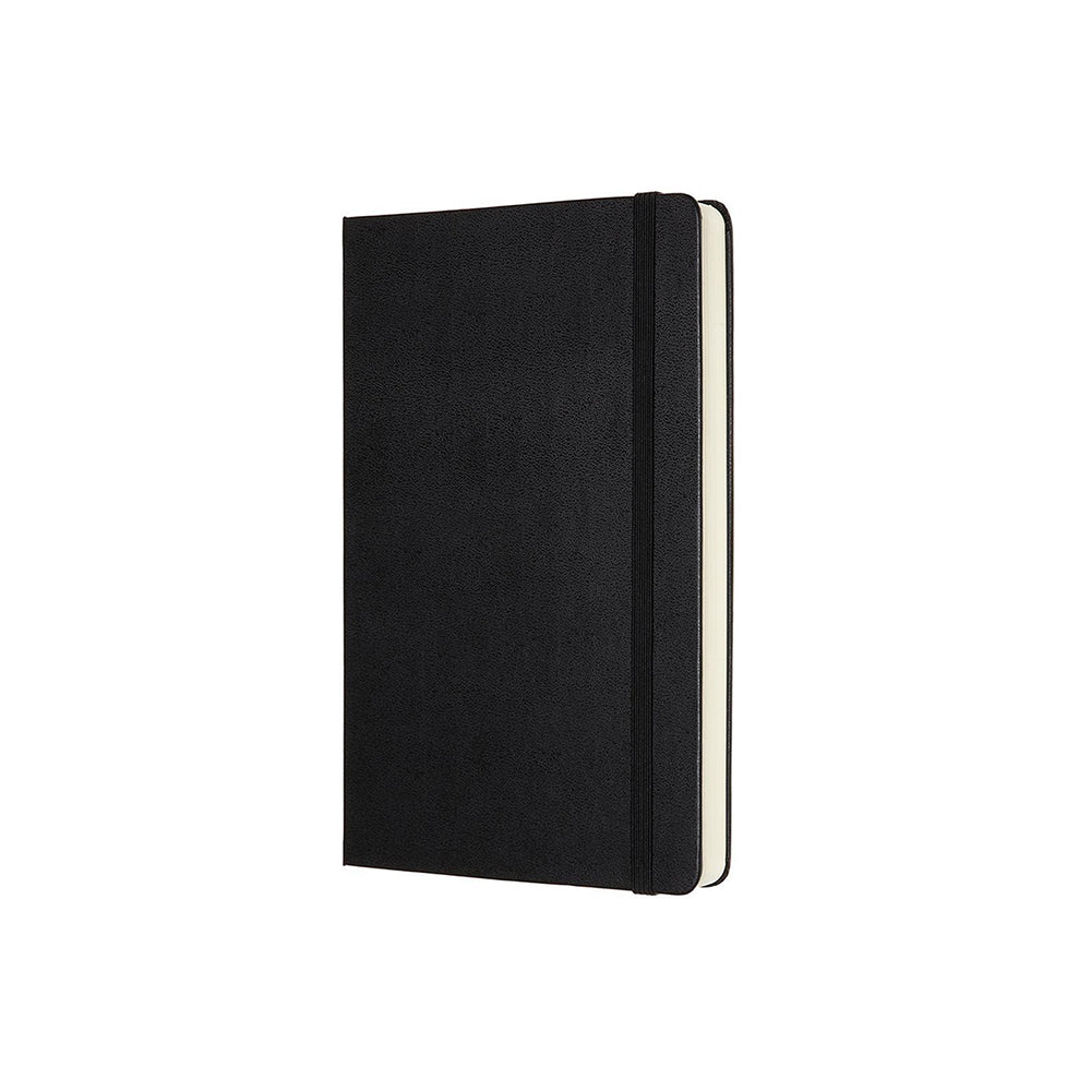 Moleskine Classic Hardcover Notebook Expanded Plain Black Large