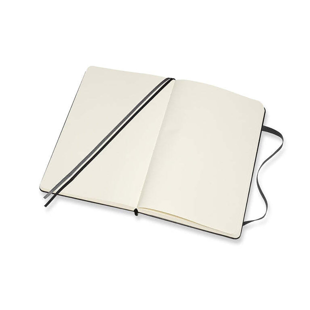 Moleskine Classic Hardcover Notebook Expanded Plain Sapphire Blue Large