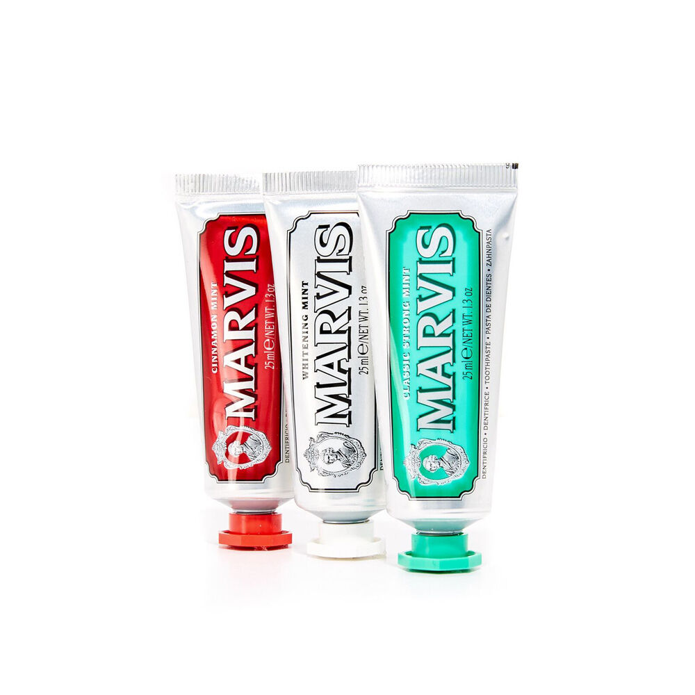 2x 3pc Marvis Classic Trio Set Toothpaste Tube Dental Oral Teeth Clean Care 25ml