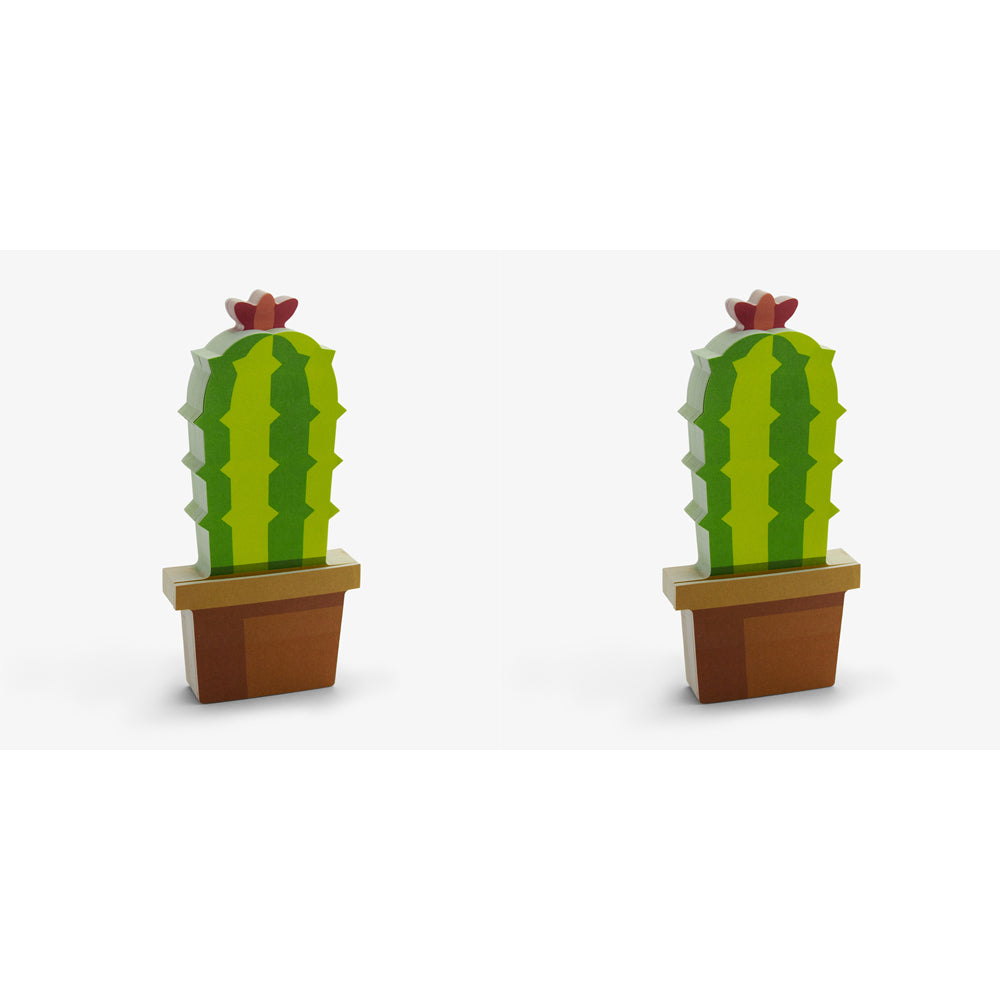 300pc Mustard Cactus Sticky Notes Notepad Office/School Writing Stationery