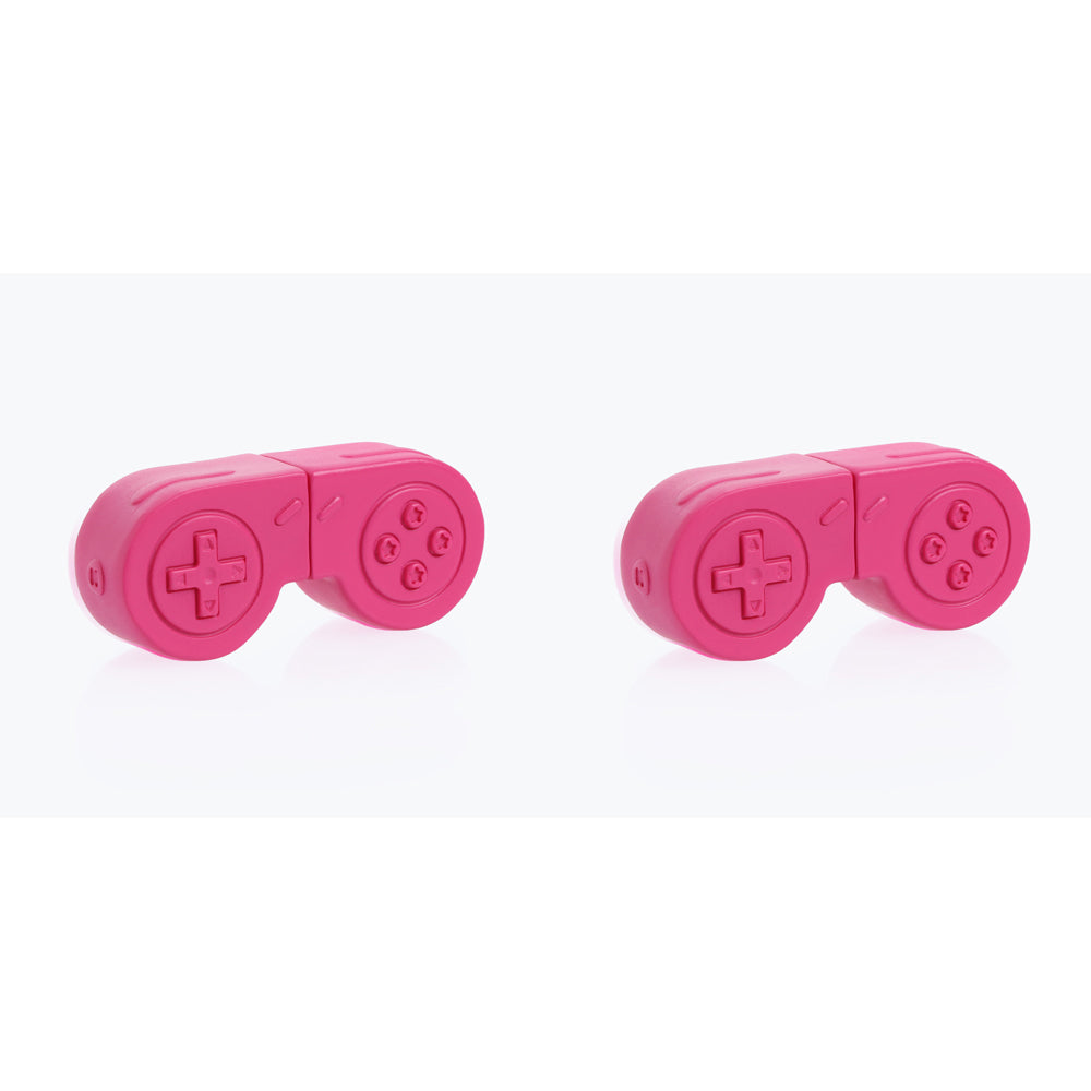 2PK Mustard Console 9.8cm Power Up Highlighter Pen - Magenta Pink