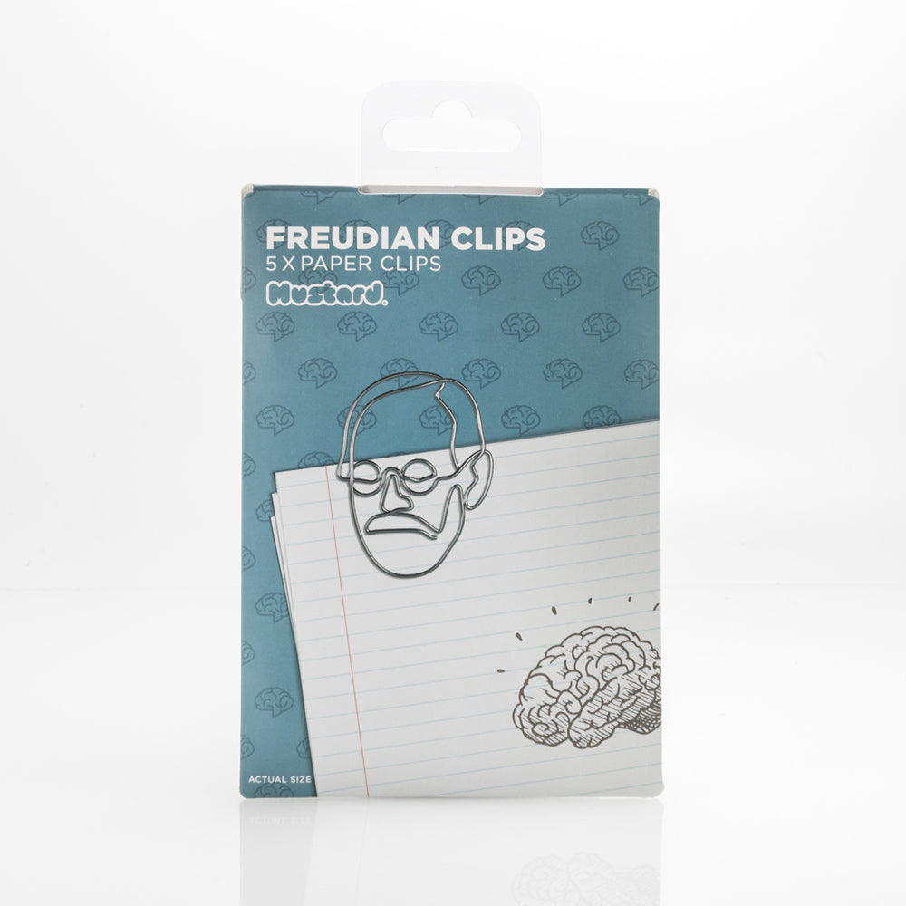 50pc Mustard Freudian Kahlo Paper Clips School/Office Stationery