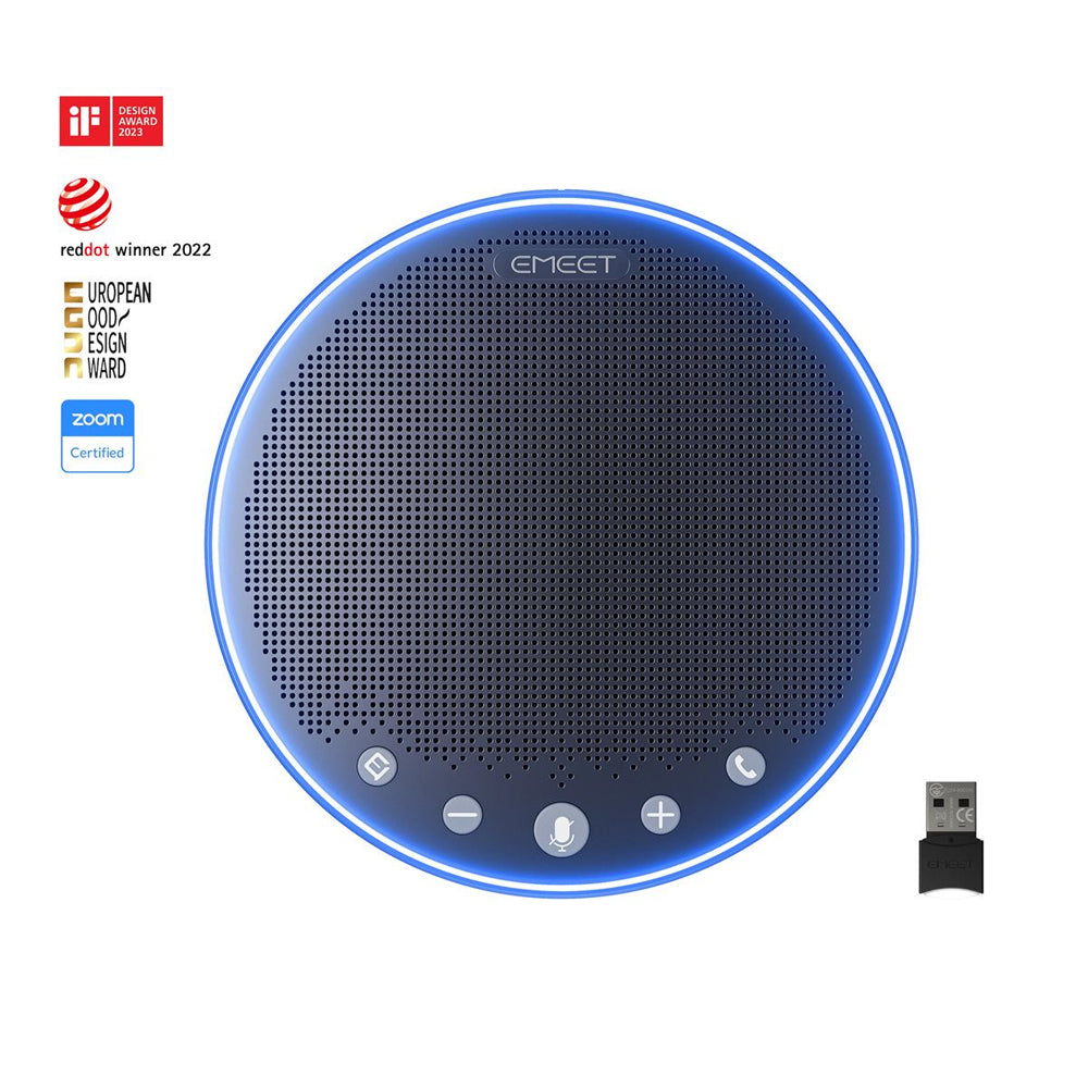 EMEET OfficeCore M3 Zoom-Certified Speakerphone w/ 20-Hour Play Time