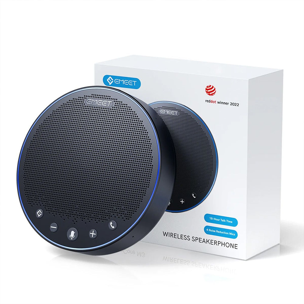 EMEET OfficeCore M3 Zoom-Certified Speakerphone w/ 20-Hour Play Time
