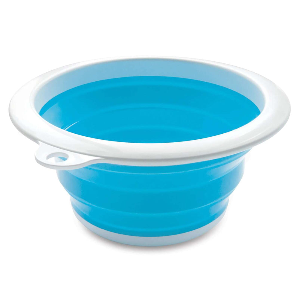 2PK Roger Armstrong Round Folding Silicone & Plastic Collapsible Bucket 6L