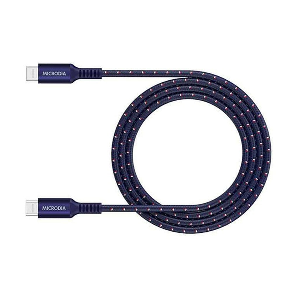 Microdia ExeCable Tweed PD240W USB-C Cable 1m Navy